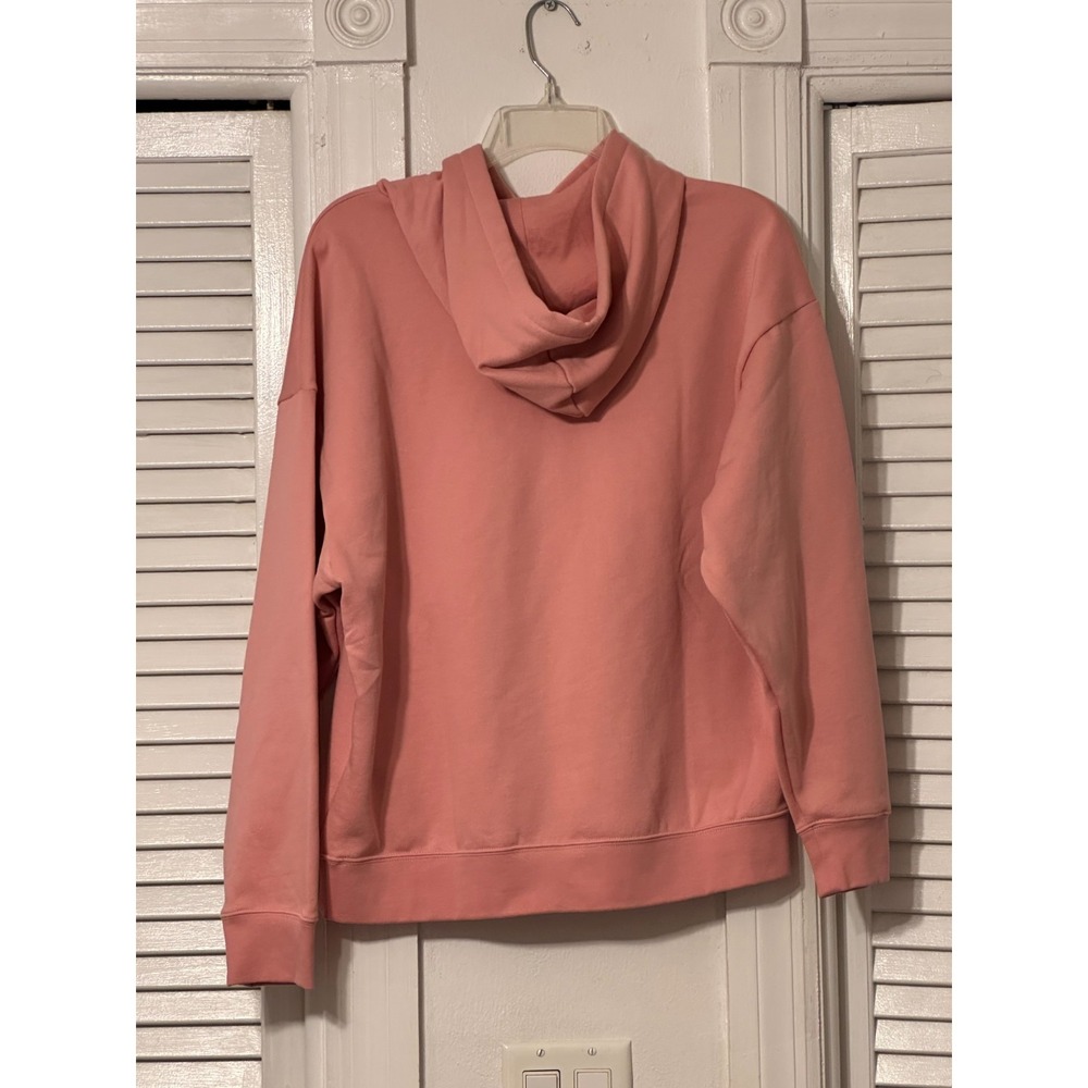 PUMA Essentials Women's Logo Comfy HOODIE Medium. Bridal Rose - Picture 5 of 8